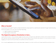 Tablet Screenshot of nuvolagroup.com.au